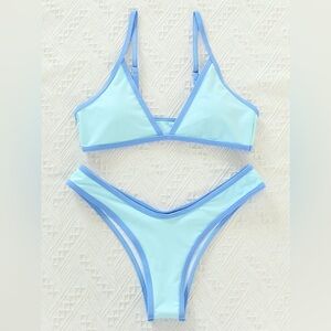Blue Contrast Bikini Size S